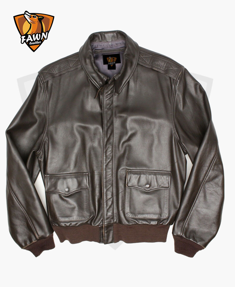 Classic Military A2 Leather Bomber Jackets | Fawn Leathers