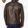Men's 100% Genuine Leather Fashion Leather Moto Jacket