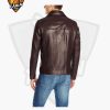 Men's Fashion Smooth Collar Biker leather Jacket