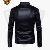 New Comfortable Men Fashion Black Leather Jacket