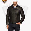 New Men's Fashion Leather Moto Biker Jacket