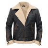 Alexander Shearling Flight Mens Leather Jacket