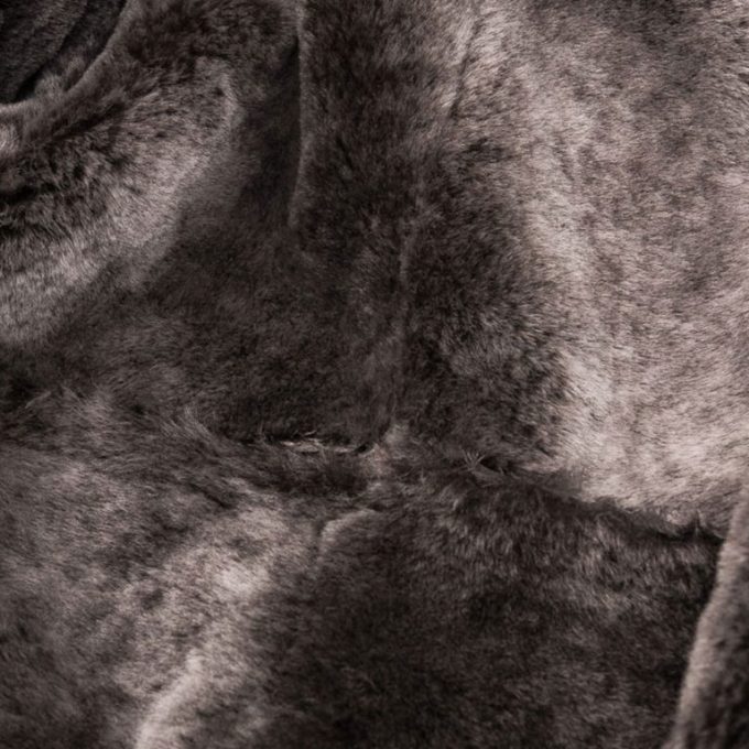 Men’s Black Shearling Leather Fashion Long Coat Men’s Black Shearling Leather Fashion Long Coat