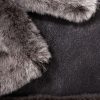 Men’s Black Shearling Leather Fashion Long Coat Men’s Black Shearling Leather Fashion Long Coat