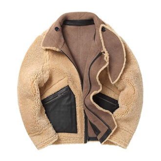 Men’s B3 faux Fur Leather Jacket