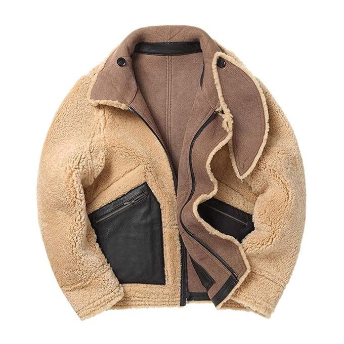 Men’s B3 faux Fur Leather Jacket